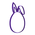 conejo 4.stl STL file Easter cookie cutters・3D printer design to download
