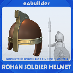 14101-title.png Rohan Soldier Helmet playmobil compatible