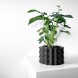 misprint-0153.jpg The Kivern Planter Pot with Drainage | Tray & Stand Included | Modern and Unique Home Decor for Plants and Succulents  | STL File