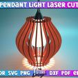 5.jpg Wooden pendant lamps - Vector laser cutting and engraving