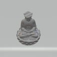 5.png Ksitigarbha Bodhisattva Buddha Statue 3D print model