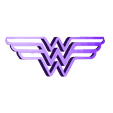 wonder_woman_logo_yoyo.STL Télécharger fichier STL gratuit Wonderwoman yoyo • Objet pour imprimante 3D, lolo_aguirre