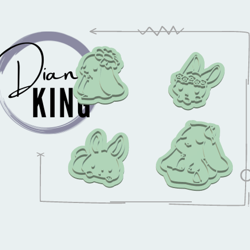 easter / bunny / basket / basket / paw / eggs / carrot 3D model