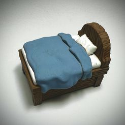 Mimique de lit qui s'ouvre - pré-supportée ! Cette figurine à charnière ressemble à un lit innocent, mais sa bouche est munie de crocs qui s'ouvrent !