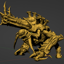1.png Free STL file Space Smurf Nightmare・3D printer design to download