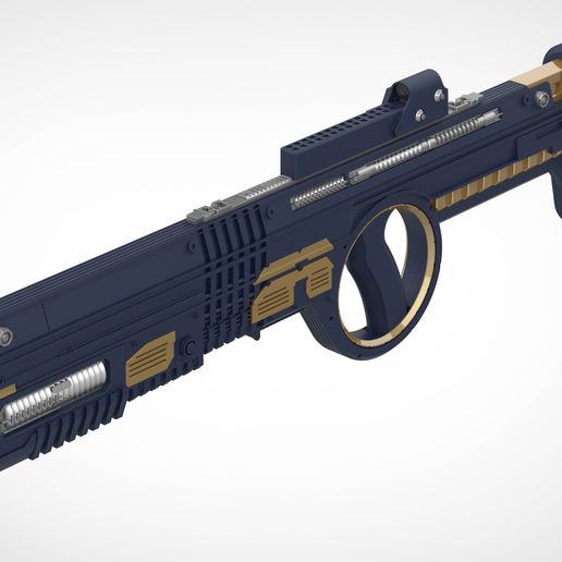 Bloodsport rifle from the movie Suicide Squad 2021 3D print model