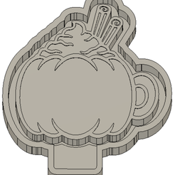 Screen-Shot-2022-09-17-at-6.10.51-PM.png STL file Pumpkin Latte Freshie Model STL・3D printing template to download, 405crafted