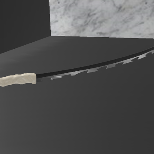 Realistic Inosuke Sword, kimetsu no jaiba 3D model