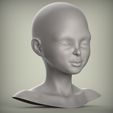 2.11.jpg 24 3D HEAD FACE FEMALE CHARACTER FEMALE TEENAGER PORTRAIT DOLL BJD LOW-POLY 3D MODEL