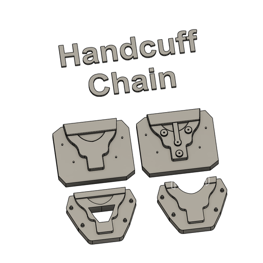 🥞 Chain Handcuff OWB Pancake Holster Mold・ STL File for 3D printing and ...