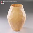 low-poly-vase-1.jpg LOW POLY VASE 2028 - Home decor, planter pot vase