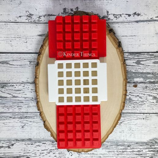 5x5 Embed Mold For Bath Bomb-Commercial License 3D model