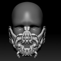 Screenshot_1.jpg OBJ file Quarantine Bane Mask・3D print design to download, PaburoVIII