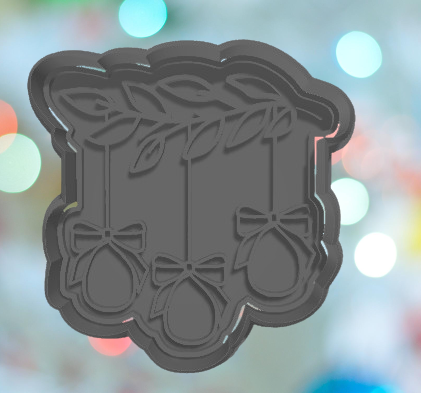 Easter Eggs on Branch Cookie Cutter