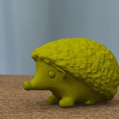 hedgehog_01.jpg STL file hedgehog・3D print object to download