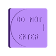 Do Not Enter Sign.stl Sinais de trânsito
