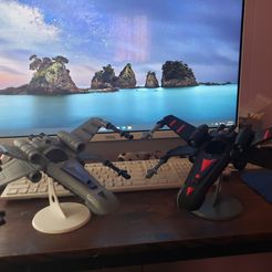 X WING - 3 Versionen! - Druck an Ort und Stelle / KEINE Stützen