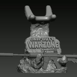 nuevo call 1.jpg 3D file ps4 stand call of duty・3D printing template to download