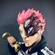 Sukuna Final Form Head Mask (With Hair) - Jujutsu Kaisen Cosplay - Anime Netflix Series