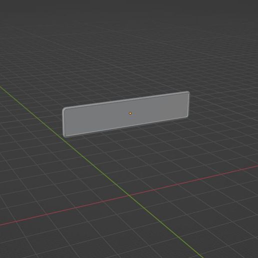 1:10 Scale Number Plate Registration tag 3D model