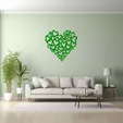 Mockup-6.webp Heart made of Hearts Wall Art