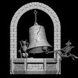 Untitled-1.jpg AC DC Hells Bells whith base 3D print model