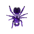 Giant_Jumping_Spider_Santa.stl Ragno gigante che salta Babbo Natale