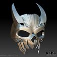 GHOST-CONDEMNED-MASK-11.jpg Ghost Condemned Operator Simon Riley Mask - Call of Duty - Modern Warfare 2 - WARZONE - STL model 3D print file
