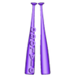 bat.stl Pingui Meme-Multicolor