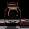 low-poly-two-stage-bed-3d-model-4a64c96661.jpg Low poly Two-stage bed