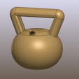 2019-03-04 (4).png Free STL file kettlebell or russian weight / pesa rusa・3D printer design to download