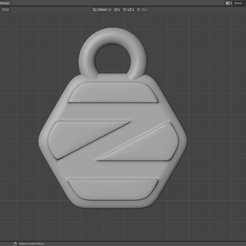 ZorinOS_01_2022.png Datei 3D Linux-Schlüsselanhänger - Zorin OS・Modell für 3D-Druck zum herunterladen