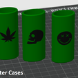 Bic-Lighter-Cases.png Bic Lighter Case Set - Skull, Mary J & Smiley