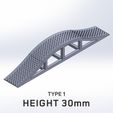 t1-30.jpg Cross Axle Bridge (wave) for diecast and RC cars