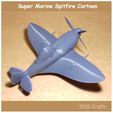 uper Marine Spitfire Cartoon ee: 3 OCG Crafts Super Marine Spitfire Cartoon