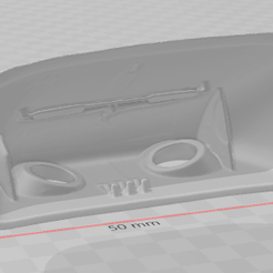 headlight washer cover Infinity 3D model 3D printable