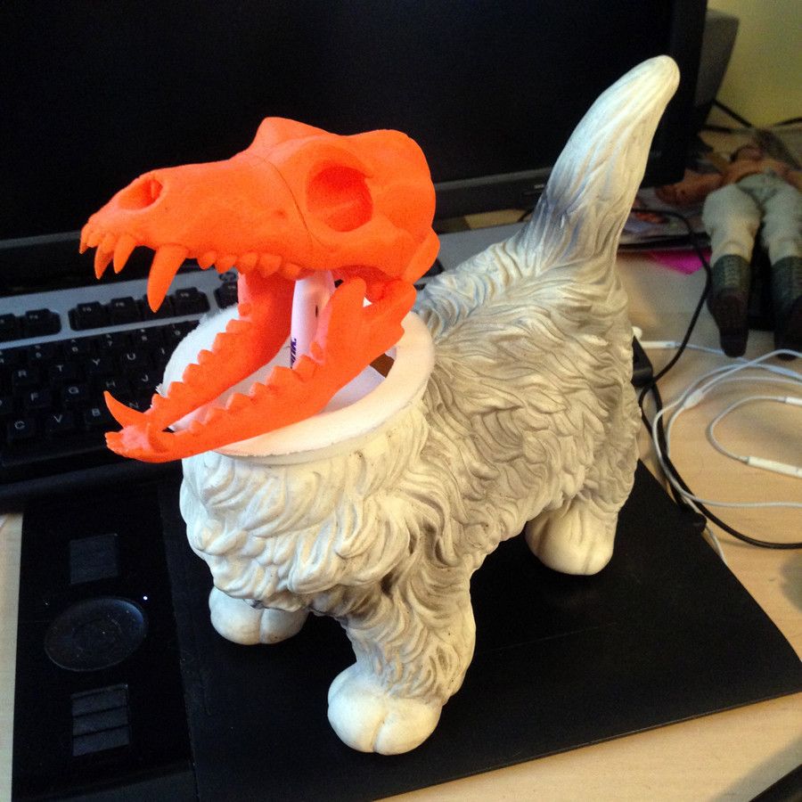 Wolf_5.jpg Descargar archivo STL gratis BONEHEADS: Wolf Skull & Jaw Bone - PROMO - 3DKITBASH.COM • Diseño para impresión en 3D, Quincy_of_3DKitbash