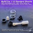 MRCC_STD_Shocks_03.jpg MyRCCar 100% 3D Printable 1/10 RC Car Standard Shocks without oil, including springs, from 55mm to 100mm