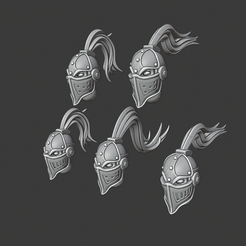 Image.png Free STL file Helmets for Quiet Female Warriors・3D print model to download