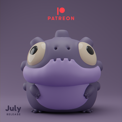 6.png STL file Grumpii Monster Art Toy - Smokii・3D printing model to download
