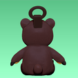 03.png Bear Keychain