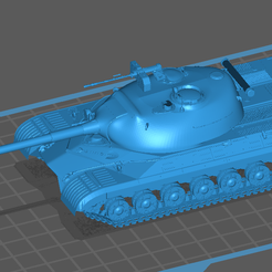 Object-277重型坦克1.png STL file Soviet Object 277 Heavy Tank Model・3D printer design to download