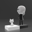 klch4.png Karl Lagerfeld with Choupette 2