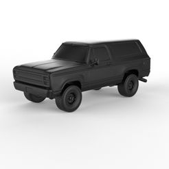 Dodge-Ramcharger-1979.jpg 3D file Dodge Ramcharger 1979 (PRE-SUPPORTED)・3D printing template to download