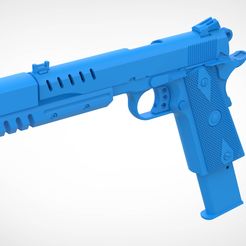024.jpg Modified Remington R1 pistol from the game Rise of the Tomb Raider 2015 1 to 12 scale 3D print model