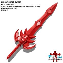 RBL3D_hordak_broad_sword0.jpg Fichier OBJ Épée large Hordak (Compatible Motu)・Modèle à imprimer en 3D à télécharger