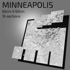 Schermata-2021-09-11-alle-22.58.28.png STL file MINNEAPOLIS FRAMED WALL ART CITYSCAPE ARCHITECTURE BUILDINGS SOUVENIR CITY MAP ART・3D print object to download
