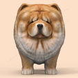 cc01.png Cute Chow Chow STL and VRML