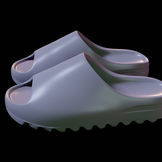 4.png 3D file yezzy slide slippers・3D print design to download, pakoboris
