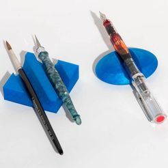 Rest2Simple.jpg Free 3D file Pen/Brush/Tool/Chopstick 3D Rest Customizer・3D printing template to download